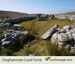 Cloghanmore Court Tomb, Southwest Donegal, Ireland. Neolithic Era C.3,600BC