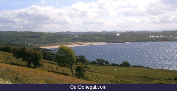 Fintra Beach Viewed From Largy Near Killybegs