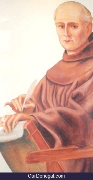 Brother Michael O'Cleary Image Displayed In Donegal Castle